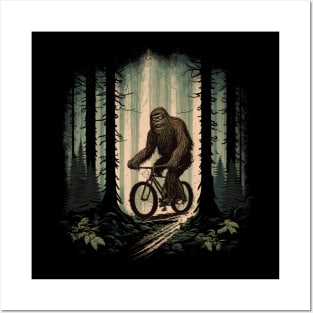 Bigfoot Stole My Bike Posters and Art